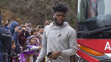 El centrocampista del Atl&eacute;tico de Madrid, Thomas Partey, durante un partido.
 