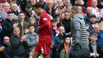 Klopp: Van Dijk injury not serious