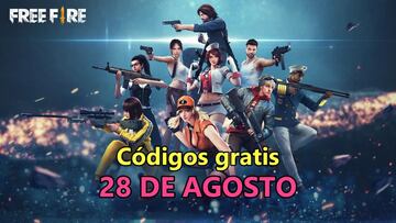 Free Fire | Códigos de hoy 28 de agosto de 2022: recompensas gratis