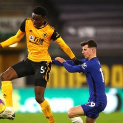 Owen Otasowie makes his Premier League debut with Wolverhampton