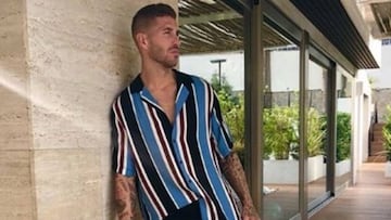 Imagen que Sergio Ramos subió a su cuenta de Instagram.