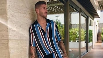 Imagen que Sergio Ramos subi&oacute; a su cuenta de Instagram.