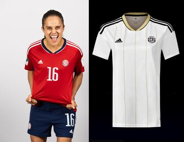 Acaban de cambiarse a Adidas y las futbolistas de Amelia Valverde vestir¨¢n una camiseta cl¨¢sica roja, sin grandes adornos, y pantal¨®n azul. La segunda equipaci¨®n, con la que previsiblemente debutar¨¢n ante Espa?a, es blanca. No podr¨¢ vestirla la m¨ªtica Shirley Cruz, que llevaba m¨¢s de 20 a?os en la selecci¨®n tica. Tras su no convocatoria anunci¨® que colgaba las botas.