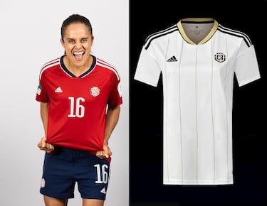 Acaban de cambiarse a Adidas y las futbolistas de Amelia Valverde vestirán una camiseta clásica roja, sin grandes adornos, y pantalón azul. La segunda equipación, con la que previsiblemente debutarán ante España, es blanca. No podrá vestirla la mítica Shirley Cruz, que llevaba más de 20 años en la selección tica. Tras su no convocatoria anunció que colgaba las botas.