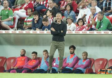 Luis Enrique was happy with his side's hard-fought win at San Mamés.