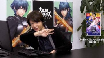 Masahiro Sakurai, durnate la presentaci¨®n del ¨²ltimo DLC relacionado con Fire Emblem