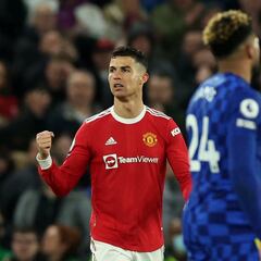 Ronaldo scores as United and Chelsea share spoils