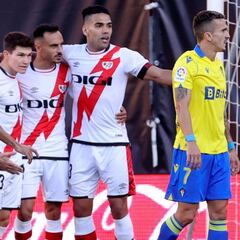 Falcao está imparable: gol en victoria del Rayo ante Cádiz