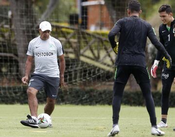 Atlético Nacional se prepara para el duelo ante Independiente Santa Fe en la Copa Águila 