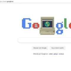Google celebra el 30 'cumpleaños' de la red con un doodle muy retro
