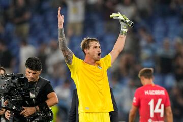 Ivan Provedel: "Es el segundo gol que hago. Hice uno en la Serie B. Es el primero en la Champions".