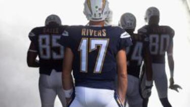 Phillip Rivers, presente absoluto de los Chargers.