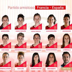 Vilda da la lista para el amistoso de España ante Francia