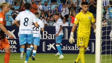 Loren en un partido jugado en Antequera.
