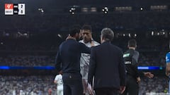 La secuencia completa del cambio de Bellingham: su cara en el banquillo es carne de Gif