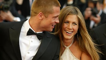 Brad Pitt y Jennifer Aniston mantuvieron un romance de siete años, cinco de matrimonio.