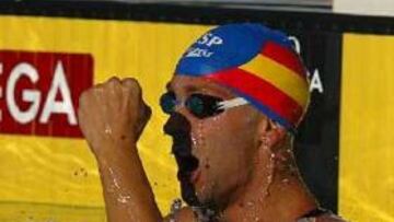 <b>DESCALIFICADO.</b> Lorente no pudo confirmar su buena forma de Montreal en los campeonatos de España.