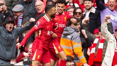 Luis Díaz, “trabajo duro en Anfield” y Salah lo presume