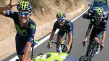 Nairo Quintana ser&aacute; col&iacute;der del equipo Movistar junto con Alejandro Valverde 