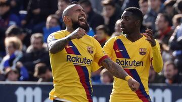Vidal helps unconvincing Barcelona to Legan&eacute;s victory