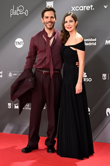 Marc Clotet y Natalia S¨¢nchez posa en la alfombra roja.