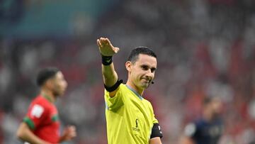 César Ramos durante el partido entre Francia y Marruecos, correspondiente a las Semifinales de la Copa del Mundo de Qatar 2022.