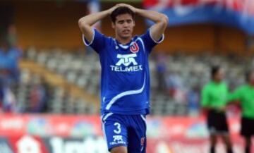 El gran proyecto de defensa de Universidad de Chile, titular en la Sub 20 de Canadá que fue tercera. Nicolás Larrondo parecía consolidarse, pero malas decisiones y lesiones afectaron su progreso.