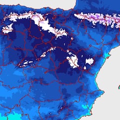 La borrasca Ciril llega a España con nieve, viento y granizo