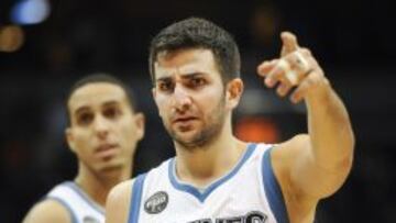 Ricky Rubio, ante los Denver Nuggets.