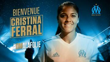 Así anunció el Olympique de Marsella a Cristina Ferral