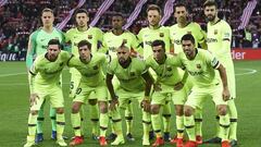 Equipo del Barcelona.