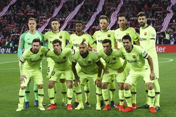 Equipo del Barcelona.