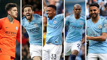 El club de los pentacampeones del Manchester City