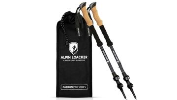 Bastones de trekking telescópicos de ALPIN LOACKER disponibles en Amazon.