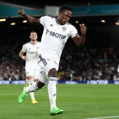 Gol de Sinisterra a Everton, el mejor de Leeds en agosto