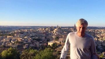 Ancelotti disfruta de los días de descanso visitando Toledo