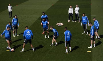 El Madrid prepara el partido contra el Rayo