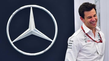 Toto Wolff, jefe de Mercedes en F1.