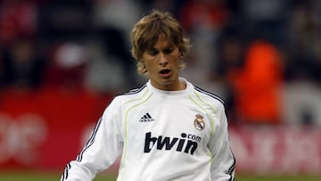 Canales con el Real Madrid.