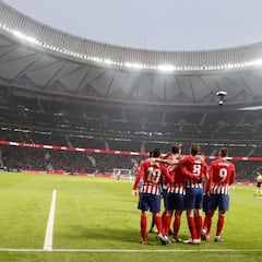 El Atlético, otra vez segundo para afrontar un enero propicio