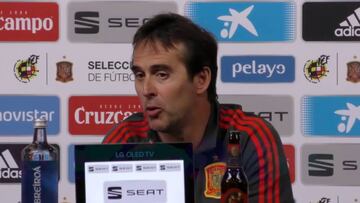 Lopetegui: "Cada partido del Mundial es una conquista"