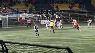 Arquero de Osorno anotó gol de tiro libre ante Recoleta