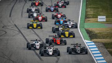 Start race 2 during the 9th round of the 2020 Formula Renault Eurocup from November 6 to 8, 2020 on the Hockenheimring, in Hockenheim, Germany - Photo Fran&ccedil;ois Flamand / DPPI
 AFP7 
 08/11/2020 ONLY FOR USE IN SPAIN