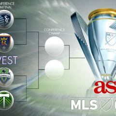 Así se jugarán las Semifinales de Conferencia de la MLS