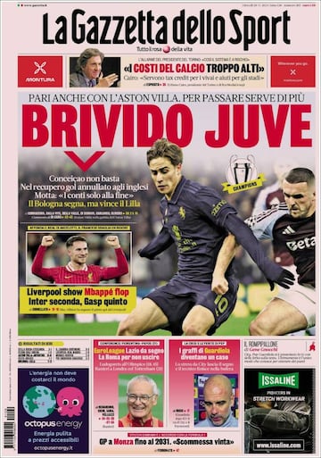 "Mbappé se hunde": las portadas de la prensa tras la derrota del Madrid