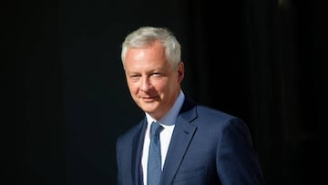 France's Economy and Finances Minister Bruno Le Maire arrives to attend the weekly cabinet meeting at the presidential Elysee Palace  -  August 24, 2022, Paris  (Photo by Daniel Pier/NurPhoto via Getty Images)