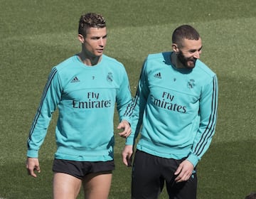 El entrenamiento del Madrid antes de recibir al Athletic