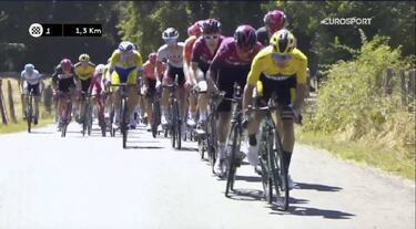 Triunfo por Jakobsen en el primer asalto Bernal-Roglic