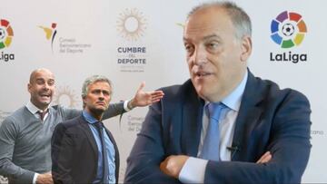 El órdago de Tebas a Mourinho y Guardiola