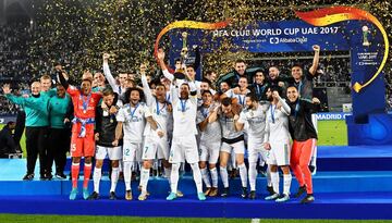 Diciembre de 2017. El Real Madrid gana el mundial de clubes al Gremio de Porto Alegre de Brasil tras vencer 1-0 en la final celebrada en Abu Dhabi.